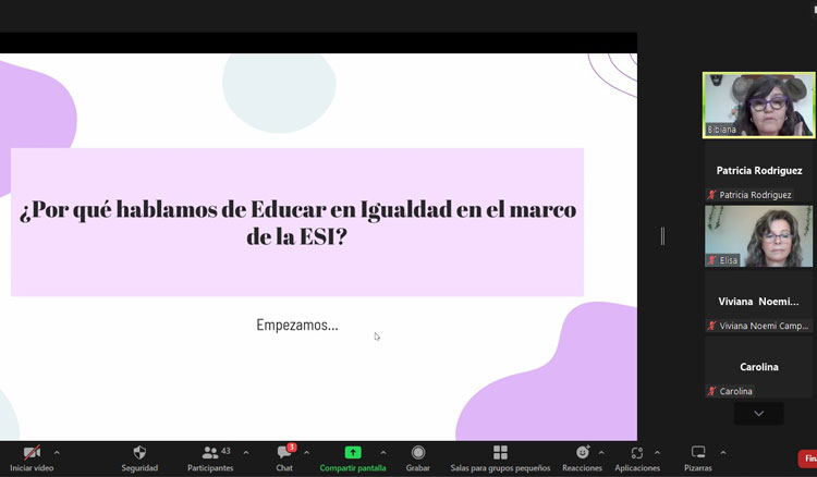 Imagen Conversatorio sobre “Educar en igualdad: claves para trabajar la jornada”