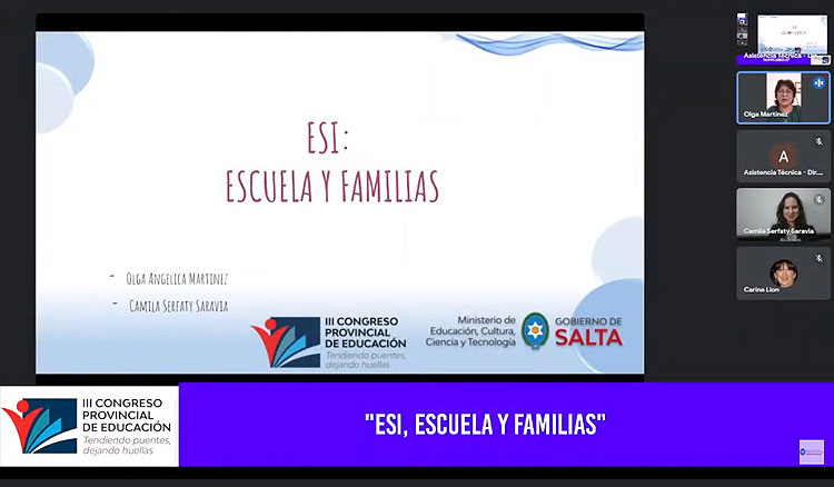 La ESI presente en el III Congreso Provincial de Educación Imagen La ESI presente en el III Congreso Provincial de Educación