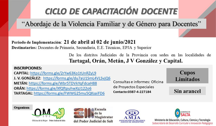 Inscriben para capacitarse en abordaje de violencia familiar Inscriben para capacitarse en abordaje de violencia familiar