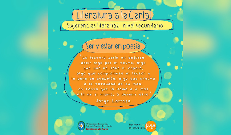 Literatura a la carta. Sugerencias de lecturas por nivel educativo