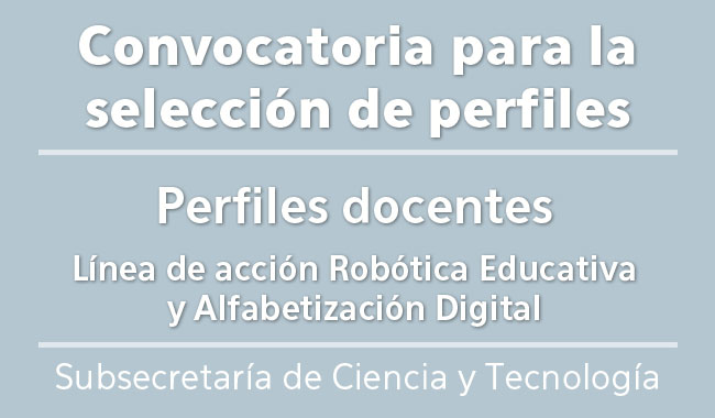 Convocatoria para la cobertura de perfiles Convocatoria para la cobertura de perfiles