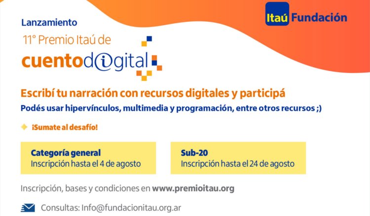 Lanzamiento 11º Premio Itaú de Cuento Digital