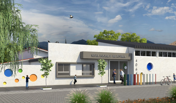 Iniciaron las obras de refacción en la escuela Zuviría de Cafayate Iniciaron las obras de refacción en la escuela Zuviría de Cafayate