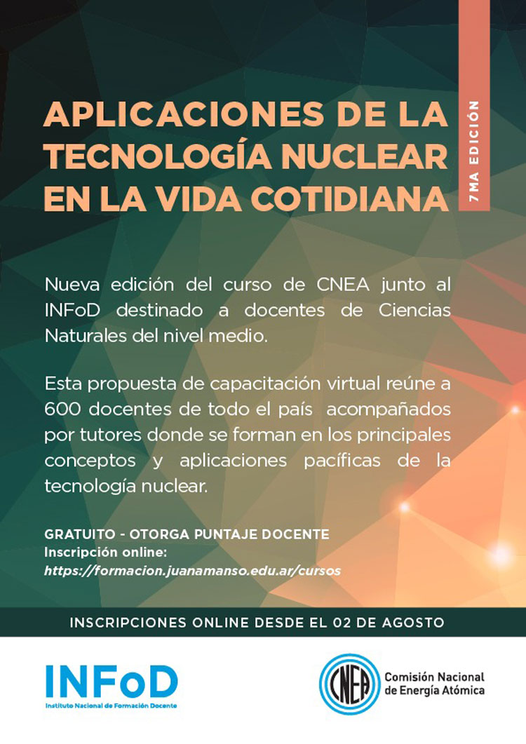 Curso en aplicaciones nucleares para docentes Curso en aplicaciones nucleares para docentes