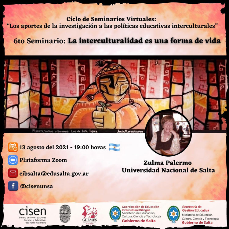 Sexto seminario virtual sobre la interculturalidad como forma de vida