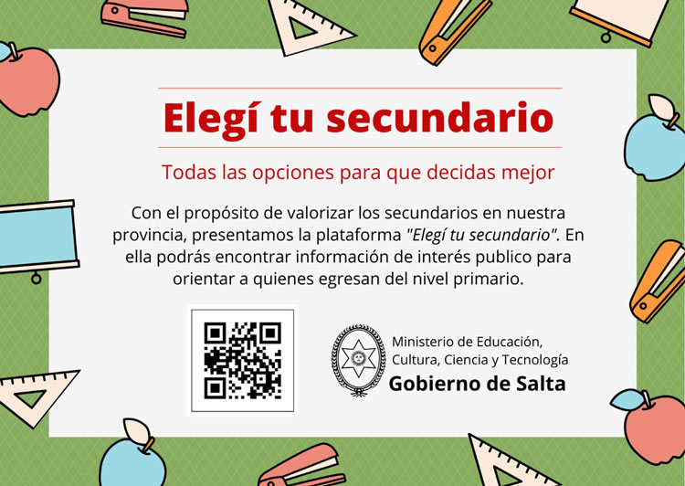 Imagen Elegí tú secundario Imagen Elegí tú secundario