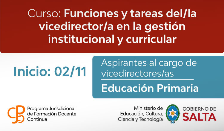 Imagen Curso: Funciones y tareas del/la vicedirector/a