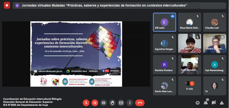 Jornada virtual sobre prácticas y experiencias de formación en contextos interculturales