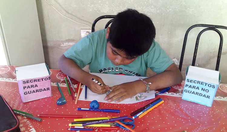 Fotografía Alumnos del interior en situación de enfermedad siguieron estudiando