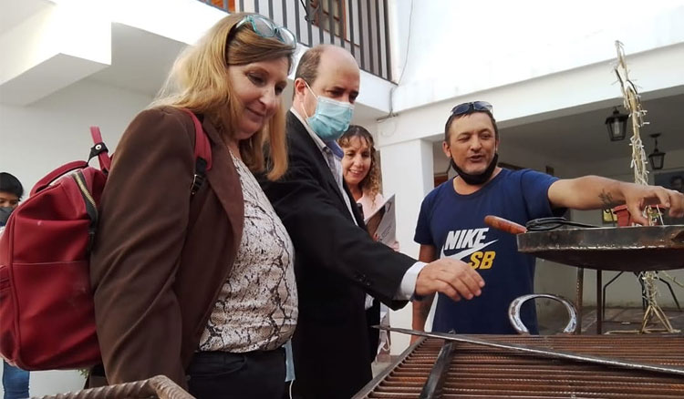 Jóvenes de Cachi fueron capacitados para realizar trabajos en herrería Fotografía Jóvenes de Cachi fueron capacitados para realizar trabajos en herrería