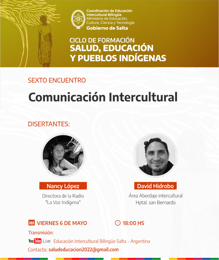 Último encuentro del Ciclo de Formación en Salud, Educación y Pueblos Indígenas.