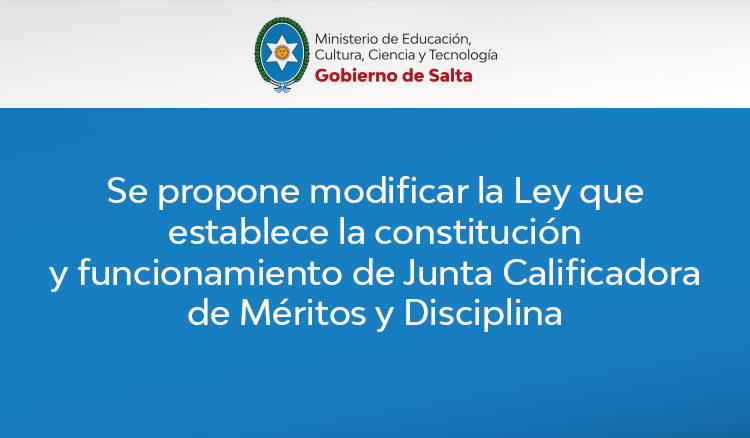 Se propone modificar la Ley que establece la constitución y funcionamiento de Junta Calificadora de Méritos y Disciplina Imagen Se propone modificar la Ley que establece la constitución y funcionamiento de Junta Calificadora de Méritos y Disciplina