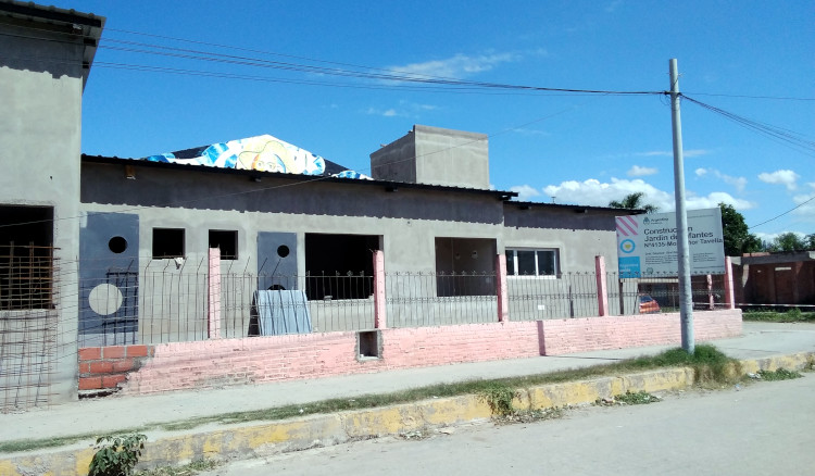 Avanza la obra integral en la escuela Monseñor Tavella de Güemes