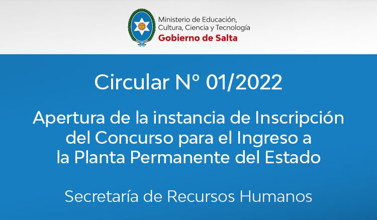 Apertura de la instancia de Inscripción del Concurso Imagen Apertura de la instancia de Inscripción del Concurso