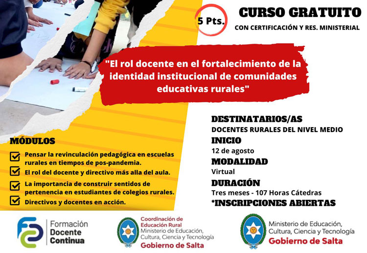 Imagen El Rol docente en el fortalecimiento de la identidad institucional...