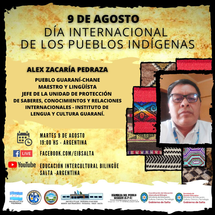 Encuentro virtual de Educación de la Nación Guaraní imagen Encuentro virtual de Educación de la Nación Guaraní