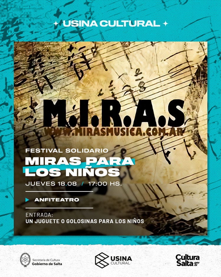 “M.I.R.A.S. para los niños” en el Anfiteatro de la Usina Imagen “M.I.R.A.S. para los niños” en el Anfiteatro de la Usina