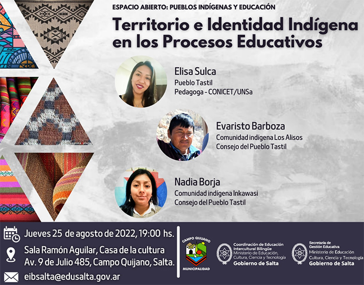 Segundo encuentro del espacio abierto “Pueblos Indígenas y Educación” Segundo encuentro del espacio abierto “Pueblos Indígenas y Educación”