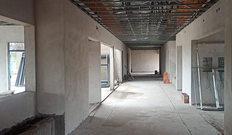 Avanza el nuevo edificio para el secundario San Francisco Solano de El Galpón Fotografía Avanza el nuevo edificio para el secundario San Francisco Solano de El Galpón