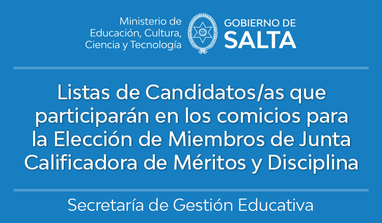 Imagen Listas de Candidatos/as que participaran en los comicios para la Elección de Miembros de Junta