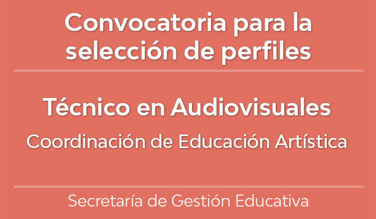 Convocatoria para la cobertura de perfil Imagen Convocatoria para la cobertura de perfil