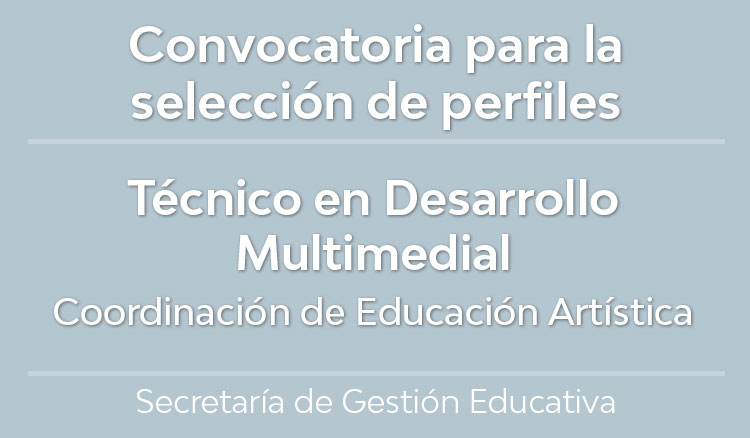 Convocatoria para la cobertura de perfil Imagen Convocatoria para la cobertura de perfil