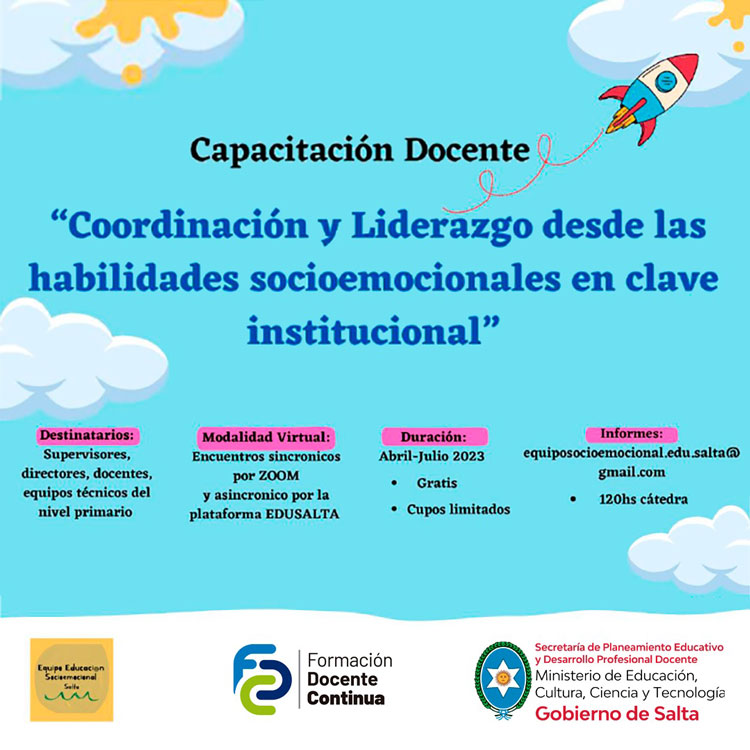 Capacitación sobre coordinación y liderazgo desde habilidades socioemocionales Imagen Capacitación sobre coordinación y liderazgo desde habilidades socioemocionales