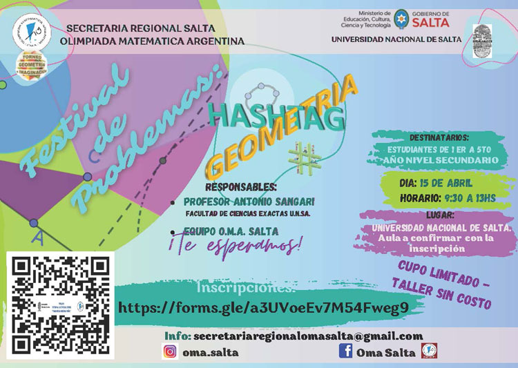 Convocatoria Olimpíada Matemática (OMA) Imagen Convocatoria Olimpíada Matemática (OMA)