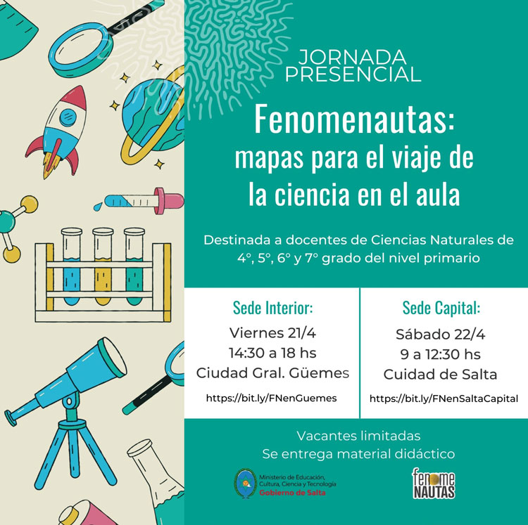 Jornada de capacitación Fenomenautas Imagen Jornada de capacitación Fenomenautas