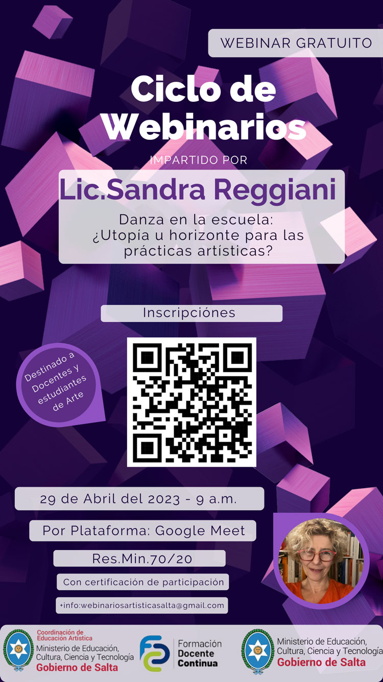Ciclo de Webinarios Artísticos Imagen Ciclo de Webinarios Artísticos