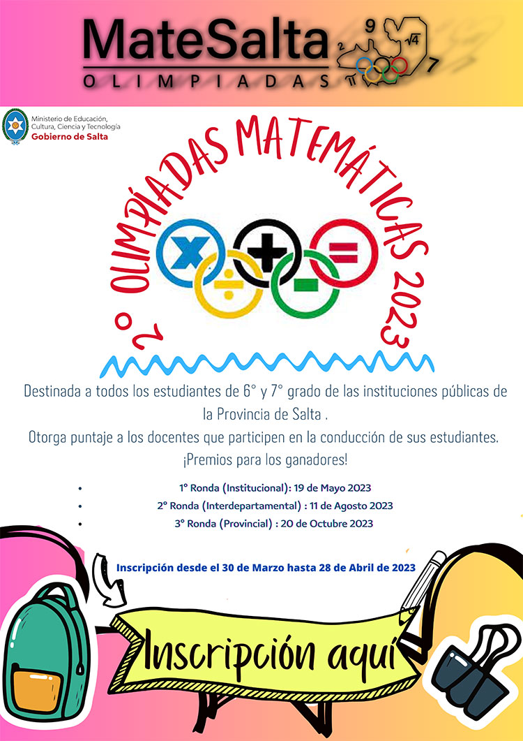 2º Olimpiadas Matemáticas 2023 2º Olimpiadas Matemáticas 2023