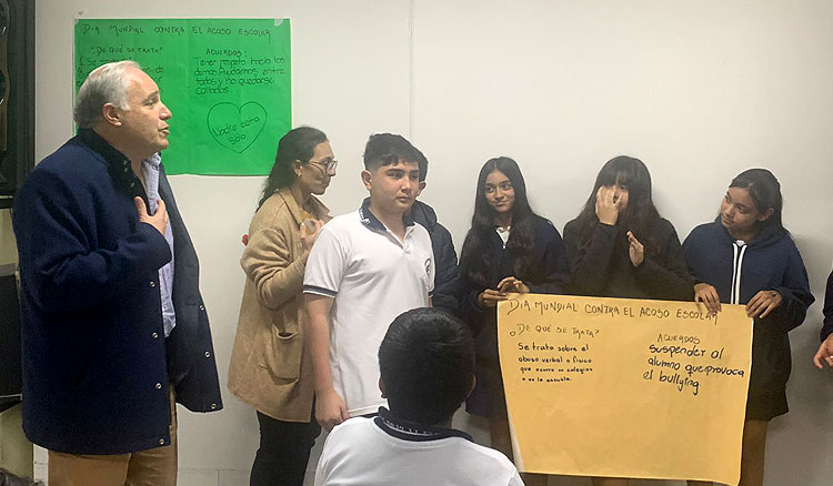 Con distintas actividades las escuelas buscan visibilizar y prevenir el acoso escolar Fotografía Con distintas actividades las escuelas buscan visibilizar y prevenir el acoso escolar