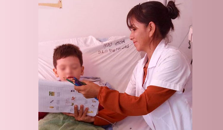 Se retomó el servicio educativo Hospitalario en el hospital San Vicente de Paul de Orán Fotografía Se retomó el servicio educativo Hospitalario en el hospital San Vicente de Paul de Orán