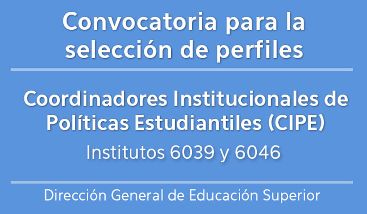 Convocatoria Coordinadores Institucionales de Políticas Estudiantiles