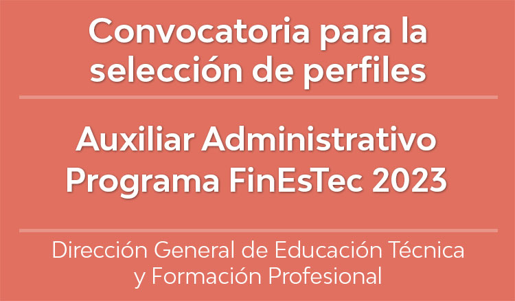 Imagen Convocatoria para la cobertura de perfil de Auxiliar Administrativo