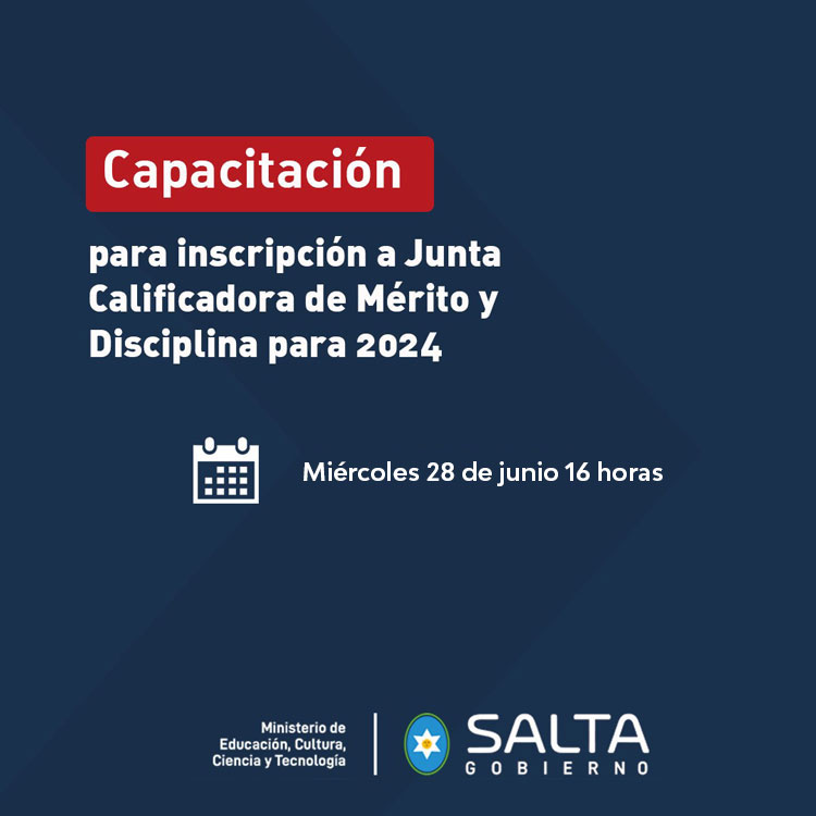 Imagen Capacitación para inscripción a Junta Calificadora de Mérito y Disciplina 2024