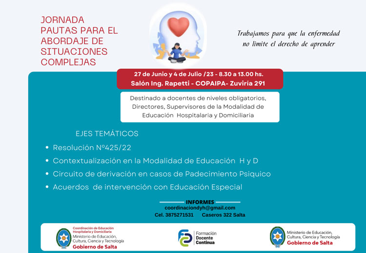 Jornada para el abordaje de situaciones complejas Imagen Jornada para el abordaje de situaciones complejas