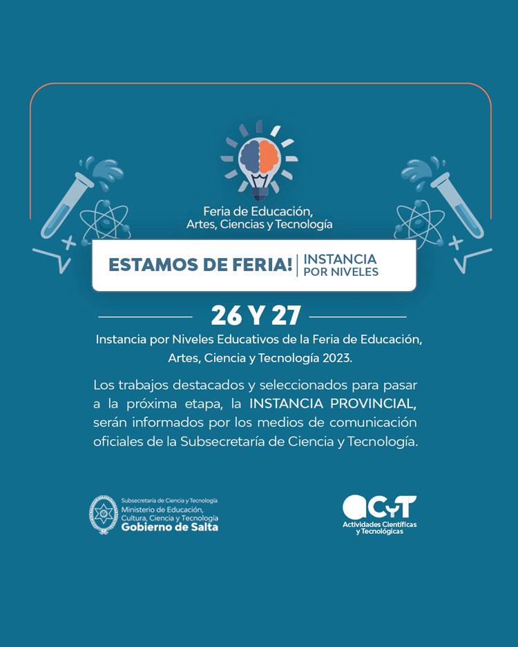 Imagen Instancia de Feria por Niveles Educativos 2023