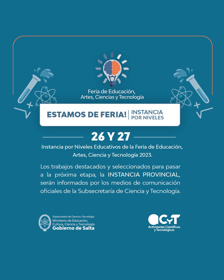 Instancia de Feria por Niveles Educativos 2023 Imagen Instancia de Feria por Niveles Educativos 2023