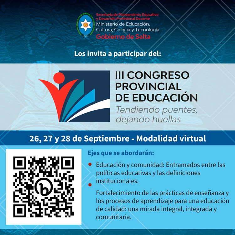 III Congreso Provincial de Educación Imagen III Congreso Provincial de Educación
