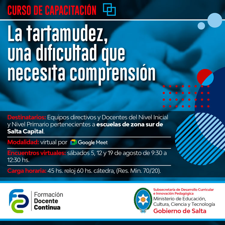 Capacitación para docentes de zona sur sobre la tartamudez Imagen Capacitación para docentes de zona sur sobre la tartamudez