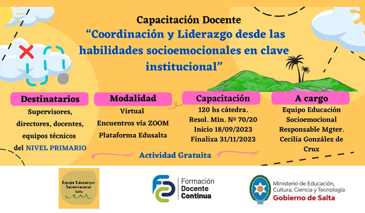 Curso: “Coordinación y Liderazgo desde las habilidades socioemocionales... Imagen Curso: “Coordinación y Liderazgo desde las habilidades socioemocionales...
