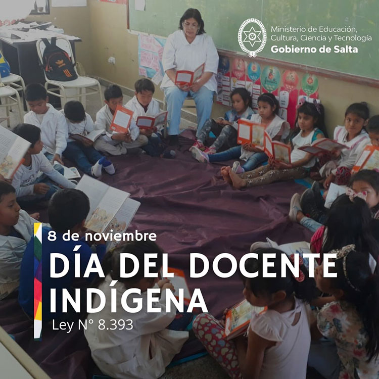 Imagen 8 de noviembre “Dia del Docente Indigena” 