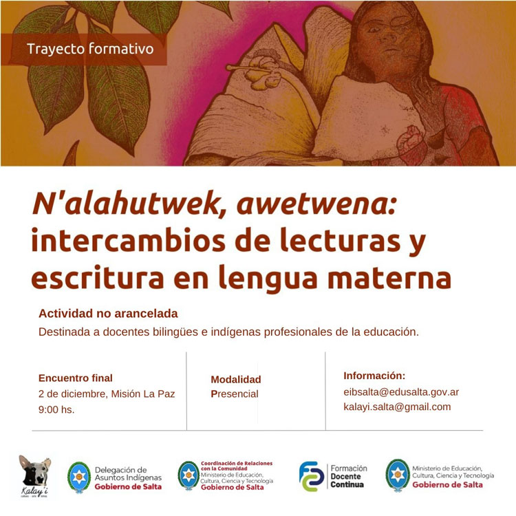 Imagen Encuentro final del trayecto formativo sobre intercambios de lecturas y escritura en lengua materna