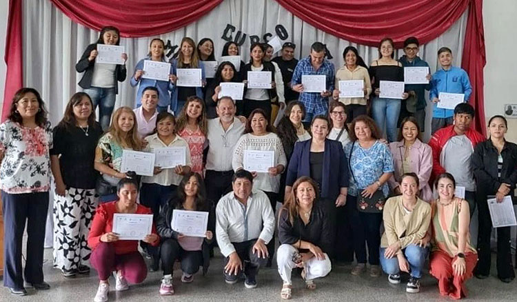 Fotografía Concluyeron con éxito capacitaciones en Campo Quijano