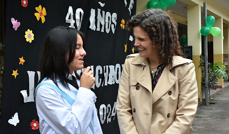 Fotografía: El colegio Juan Calchaquí cumplió 40 años