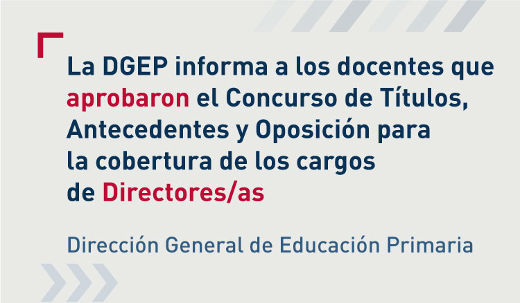 A los docentes que aprobaron el Concurso de Títulos Imagen: A los docentes que aprobaron el Concurso de Títulos