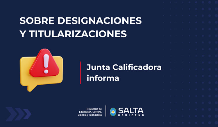 Sobre las designaciones y titularizaciones Imagen: Sobre las designaciones y titularizaciones