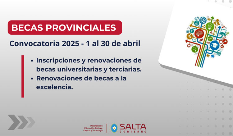 Imagen: Becas provinciales: Convocatoria 2025 para acceder al beneficio