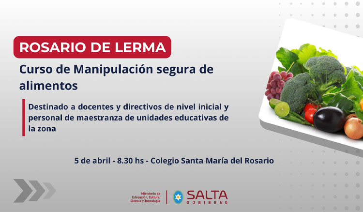 Fotografia: Curso de seguridad alimentaria en el Colegio Santa María del Rosario